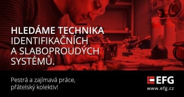 WANTED! Technik slaboproudých technologií a identifikačních systémů